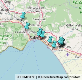 Mappa Via Matteo Rossi, 84131 Salerno SA, Italia (5.938)