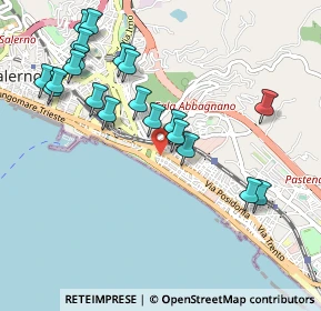 Mappa Via Matteo Rossi, 84131 Salerno SA, Italia (1.141)