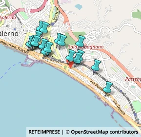 Mappa Via Matteo Rossi, 84127 Salerno SA, Italia (0.9095)