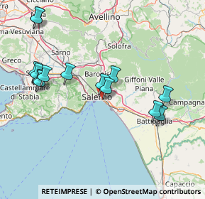 Mappa Via Matteo Rossi, 84131 Salerno SA, Italia (17.96)