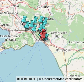 Mappa Piazza Giovanni Nicotera, 84128 Salerno SA, Italia (8.786)
