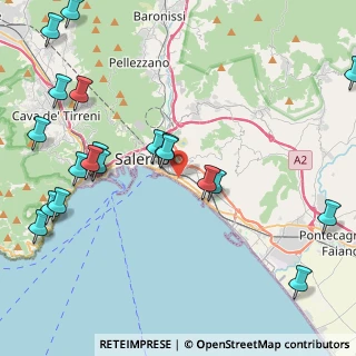 Mappa Via Adriano Falvo, 84127 Salerno SA, Italia (5.8345)