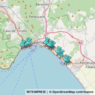 Mappa Via Alfonso Guariglia, 84127 Salerno SA, Italia (3.02083)