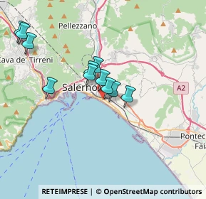 Mappa Via Matteo Rossi, 84131 Salerno SA, Italia (4.45857)