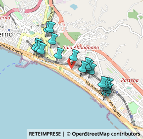 Mappa Via M. Freccia, 84127 Salerno SA, Italia (0.8785)