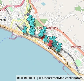 Mappa Via M. Freccia, 84127 Salerno SA, Italia (0.608)