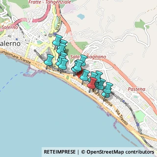Mappa Via Achille Talarico, 84127 Salerno SA, Italia (0.608)