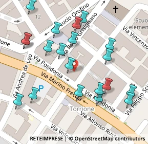 Mappa Via M. Freccia, 84127 Salerno SA, Italia (0.075)