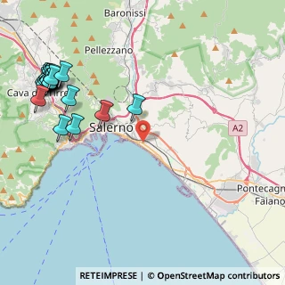 Mappa Via Achille Talarico, 84127 Salerno SA, Italia (6.3265)