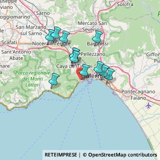 Mappa 84019 Vietri sul mare SA, Italia (6.11167)