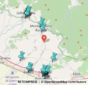 Mappa Contrada Cappelle, 84096 Montecorvino Rovella SA, Italia (5.806)