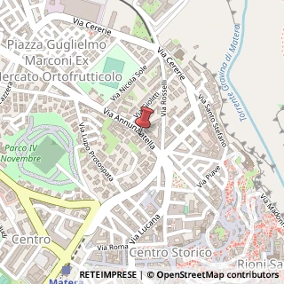 Mappa Via Annunziatella, 47, 75100 Matera, Matera (Basilicata)