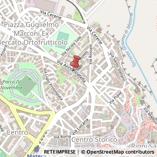 Mappa Via Annunziatella, 58, 75100 Matera, Matera (Basilicata)