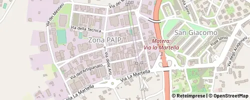 Mappa Matera