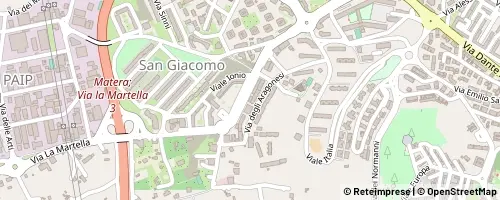 Mappa Matera