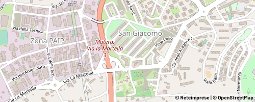 Mappa Matera