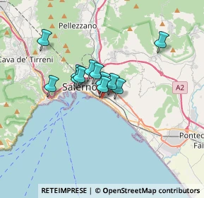 Mappa Via Tommaso Scillato, 84127 Salerno SA, Italia (2.42833)