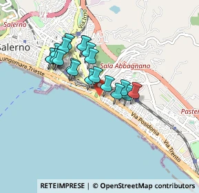 Mappa Via Tommaso Scillato, 84127 Salerno SA, Italia (0.7625)