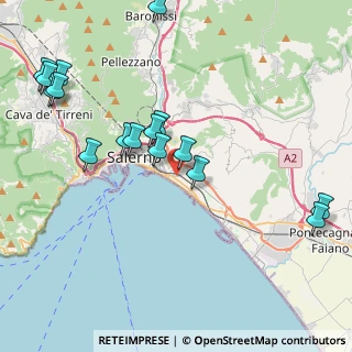 Mappa Via Filippo Sciaraffia, 84127 Salerno SA, Italia (5.03875)