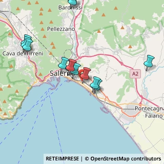 Mappa Via Filippo Sciaraffia, 84127 Salerno SA, Italia (4.39846)
