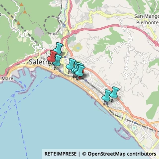 Mappa Via Filippo Sciaraffia, 84127 Salerno SA, Italia (1.1325)