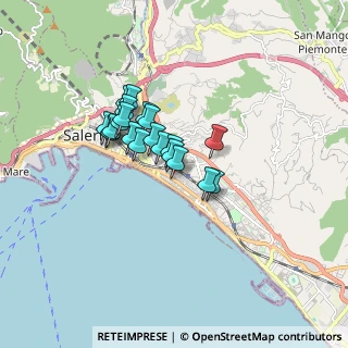 Mappa Via Filippo Sciaraffia, 84127 Salerno SA, Italia (1.283)
