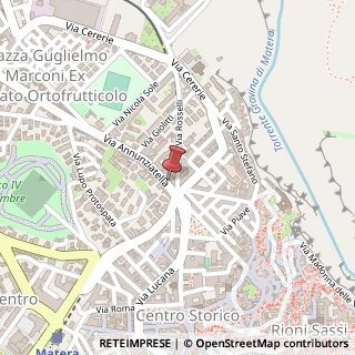 Mappa Via Annunziatella, 18, 75100 Matera, Matera (Basilicata)