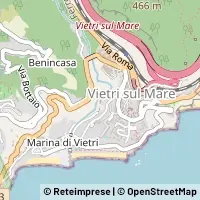 Hartă Vietri sul Mare