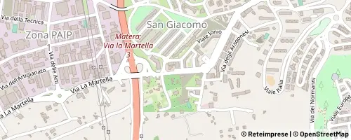 Mappa Matera