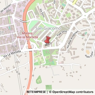 Mappa Via la Martella, 142, 75100 Matera, Matera (Basilicata)