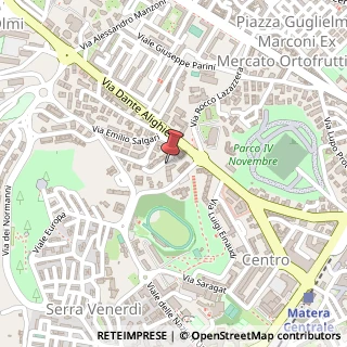 Mappa Via Fratelli Grimm, 15, 75100 Matera, Matera (Basilicata)