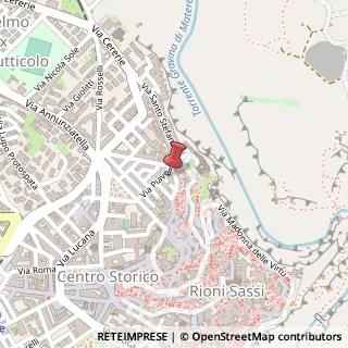 Mappa Via Santa Cesarea, 67/69, 75100 Matera, Matera (Basilicata)