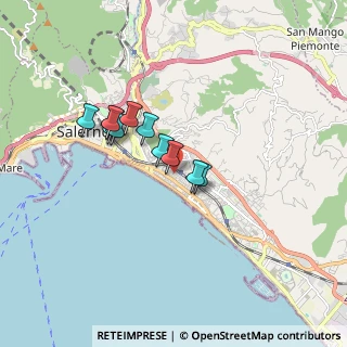 Mappa Via Pietro del Pezzo, 84127 Salerno SA, Italia (1.38545)