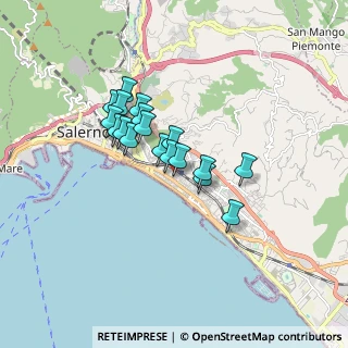 Mappa Via Pietro del Pezzo, 84127 Salerno SA, Italia (1.34778)