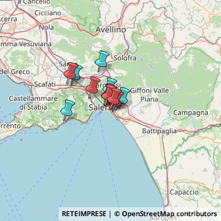 Mappa Via Pietro del Pezzo, 84127 Salerno SA, Italia (7.03333)