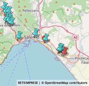 Mappa Via Pietro del Pezzo, 84127 Salerno SA, Italia (6.00667)