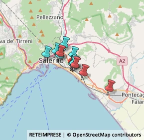 Mappa Via Pietro del Pezzo, 84127 Salerno SA, Italia (1.83455)