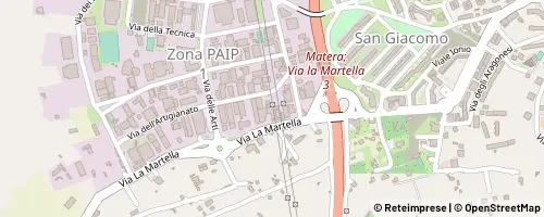 Mappa Matera