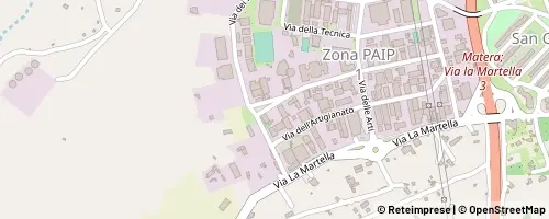 Mappa Matera
