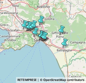 Mappa Via Raffaele Zammarelli, 84127 Salerno SA, Italia (9.69267)