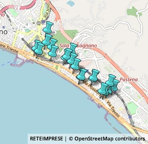 Mappa Via Raffaele Zammarelli, 84127 Salerno SA, Italia (0.7595)