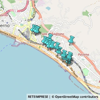Mappa Via Domenico Vietri, 84127 Salerno SA, Italia (0.681)