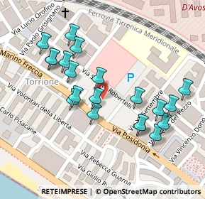 Mappa Via Raffaele Zammarelli, 84127 Salerno SA, Italia (0.1275)