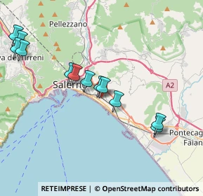 Mappa Via Fratelli Palumbo, 84128 Salerno SA, Italia (4.3275)