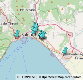 Mappa Via Manzella Luigi, 84127 Salerno SA, Italia (2.08182)