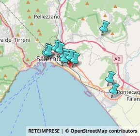 Mappa Via Fratelli Palumbo, 84128 Salerno SA, Italia (2.7625)