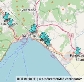 Mappa Via Fratelli Palumbo, 84128 Salerno SA, Italia (4.35273)