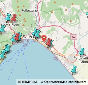 Mappa Via Fratelli Palumbo, 84128 Salerno SA, Italia (6.122)