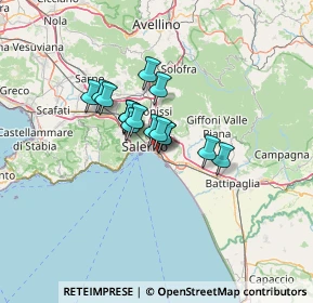 Mappa Via Fratelli Palumbo, 84128 Salerno SA, Italia (8.36625)