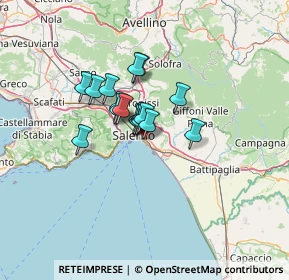 Mappa Via Fratelli Palumbo, 84128 Salerno SA, Italia (8.32176)